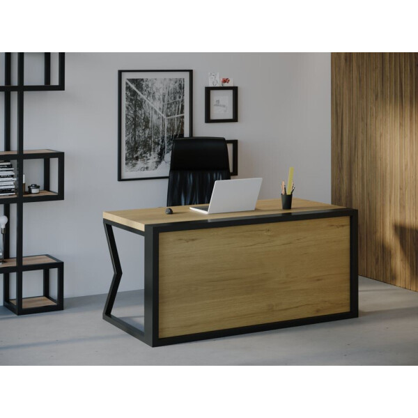

Компьютерный стол Skandi Wood SW111 Миссури 160 х 80 х 75 см МДФ+Шпон Дуб Натуральный (SW11116875NaOMDF)