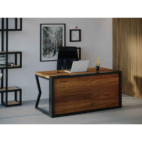 

Компьютерный стол Skandi Wood SW111 Миссури 200 х 80 х 75 см МДФ+Шпон Дуб Коричневый (SW11120875BrOMDF)