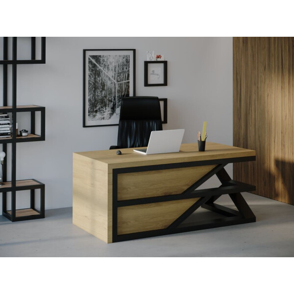 

Компьютерный стол Skandi Wood SW113 Небраска 140 х 80 х 75 см МДФ+Шпон Дуб Натуральный (SW11314875NaOMDF)