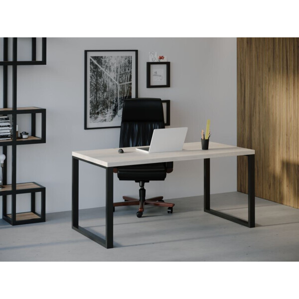 

Компьютерный стол Skandi Wood SW069 Каролина 140 х 80 х 75 см МДФ+Шпон Дуб Белый (SW06914875WhOMDF)