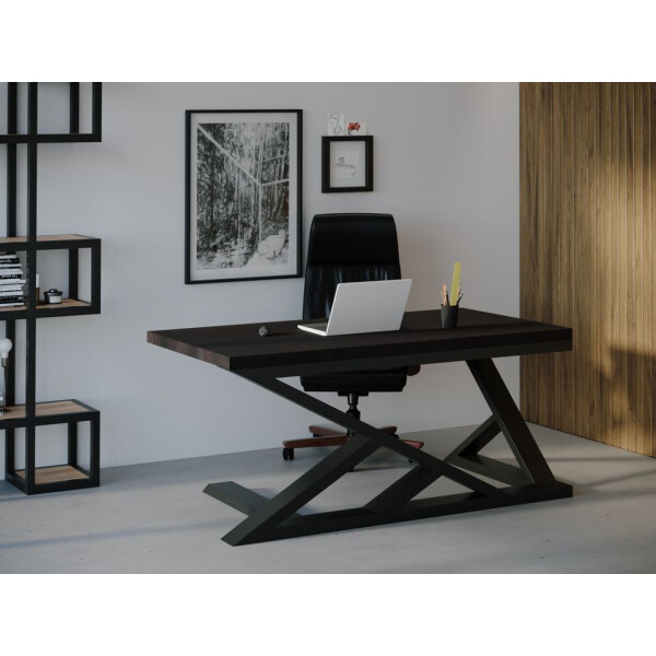 

Компьютерный стол Skandi Wood SW117 Техас 120 х 80 х 75 см МДФ+Шпон Дуб Венге (SW11712875weOMDF)