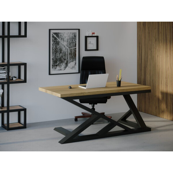

Компьютерный стол Skandi Wood SW117 Техас 140 х 80 х 75 см МДФ+Шпон Дуб Натуральный (SW11714875NaOMDF)