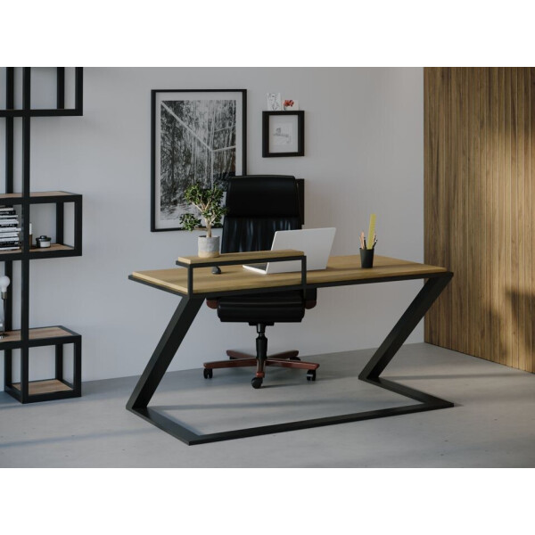 

Компьютерный стол Skandi Wood SW102 Трентон 140 х 80 х 75 см МДФ+Шпон Дуб Натуральный (SW10214875NaOMDF)