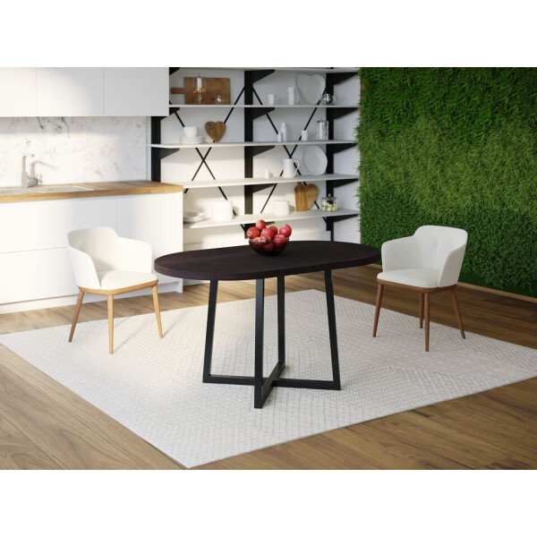 

Обеденный стол Skandi Wood SW049 Невада Круглый ⌀ 75 см МДФ+Шпон Дуб Венге (SW04975775weOMDF)