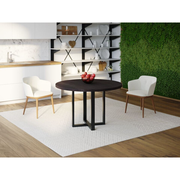 

Обеденный стол Skandi Wood SW079 Нью-Йорк Круглый ⌀ 130 см МДФ+Шпон Дуб Венге (SW07913175weOMDF)