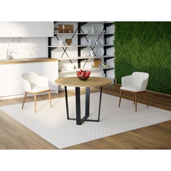 

Обеденный стол Skandi Wood SW080 Огайо Круглый ⌀ 75 см МДФ+Шпон Дуб Натуральный (SW08075775NaOMDF)
