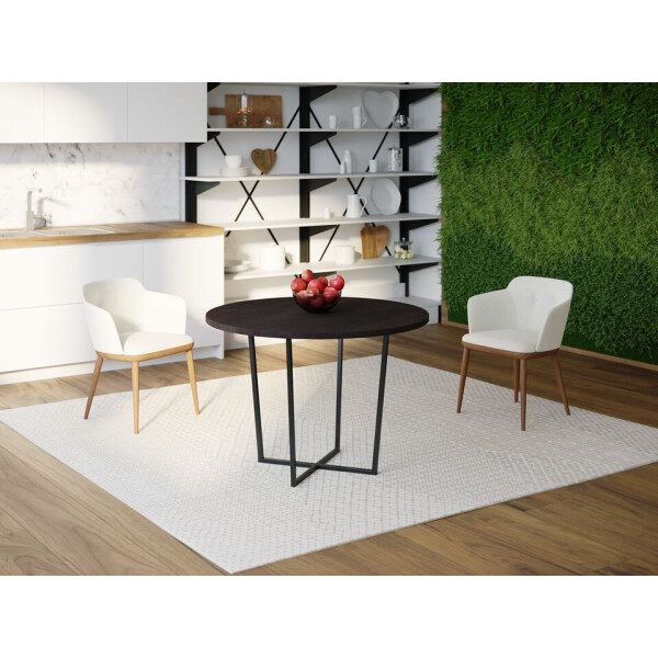 

Обеденный стол Skandi Wood SW085 Дакота Круглый ⌀ 130 см МДФ+Шпон Дуб Венге (SW08513175weOMDF)