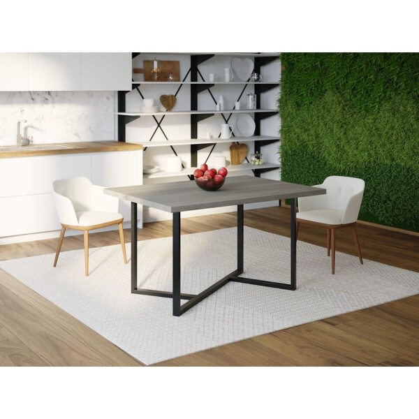 

Обеденный стол Skandi Wood SW038 Аляска 160 х 80 х 75 см МДФ+Шпон Дуб Темно-Cерый (SW03816875DaOMDF)