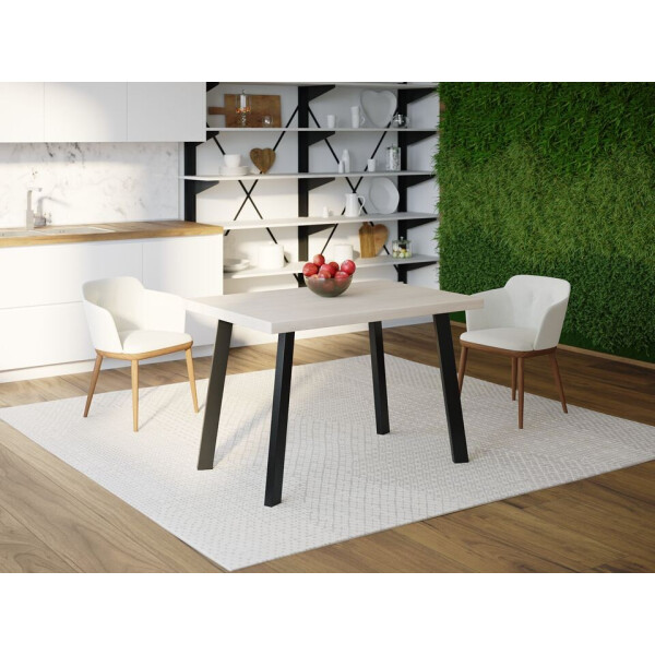 

Обеденный стол Skandi Wood SW039 Арканзас 120 х 80 х 75 см МДФ+Шпон Дуб Белый (SW03912875WhOMDF)