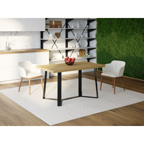 

Обеденный стол Skandi Wood SW046 Джорджия 120 х 80 х 75 см МДФ+Шпон Дуб Натуральный (SW04612875NaOMDF)