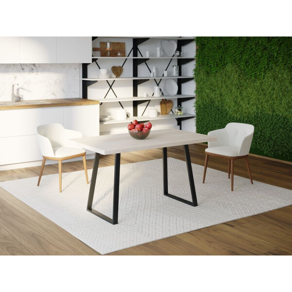 

Обеденный стол Skandi Wood SW055 Массачусетс 120 х 80 х 75 см МДФ+Шпон Дуб Белый (SW05512875WhOMDF)