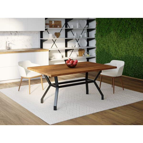 

Обеденный стол Skandi Wood SW100 Гэмпшир 140 х 80 х 75 см МДФ+Шпон Дуб Коричневый (SW10014875BrOMDF)