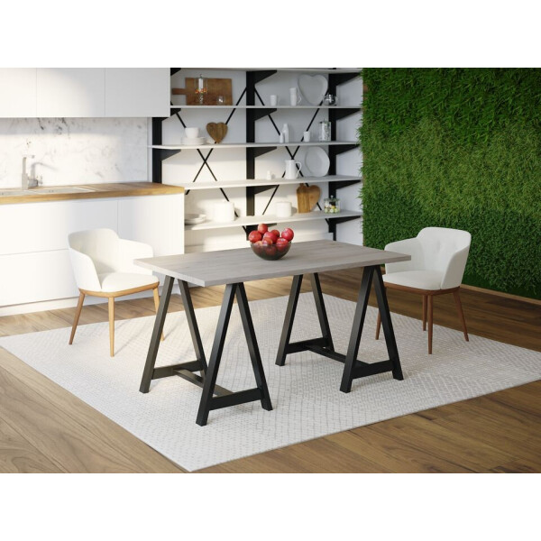 

Обеденный стол Skandi Wood SW060 Джерси 200 х 80 х 75 см МДФ+Шпон Дуб Серый (SW06020875GrOMDF)