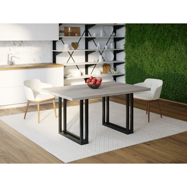 

Обеденный стол Skandi Wood SW075 Хелена 140 х 80 х 75 см МДФ+Шпон Дуб Серый (SW07514875GrOMDF)