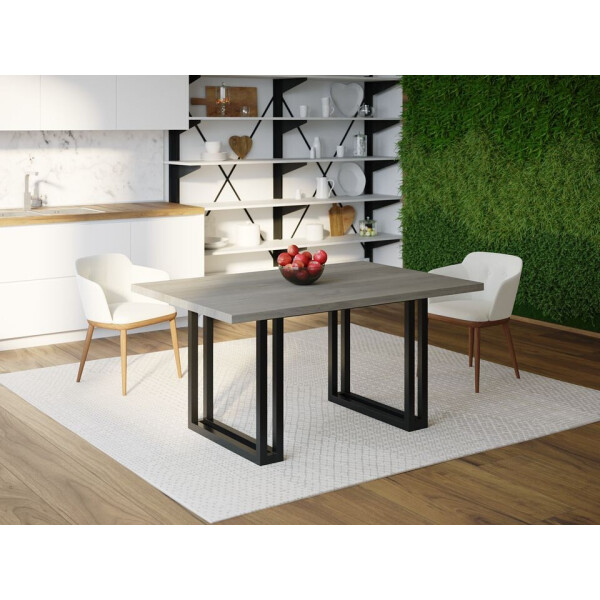 

Обеденный стол Skandi Wood SW075 Хелена 200 х 80 х 75 см МДФ+Шпон Дуб Темно-Cерый (SW07520875DaOMDF)