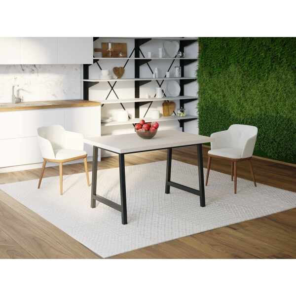 

Обеденный стол Skandi Wood SW076 Карсон-Сити 180 х 80 х 75 см МДФ+Шпон Дуб Белый (SW07618875WhOMDF)