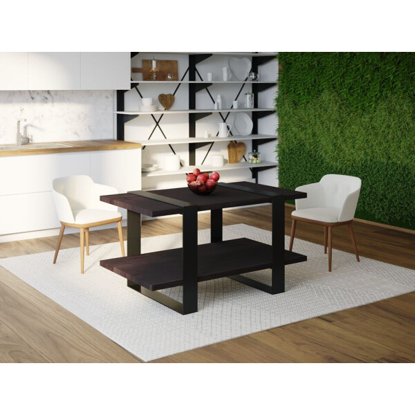 

Обеденный стол Skandi Wood SW081 Конкорд 120 х 80 х 75 см МДФ+Шпон Дуб Венге (SW08112875weOMDF)