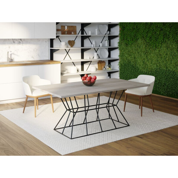 

Обеденный стол Skandi Wood SW077 Олбани 180 х 80 х 75 см МДФ+Шпон Дуб Серый (SW07718875GrOMDF)