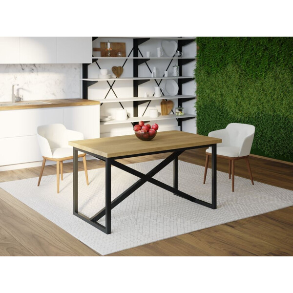 

Обеденный стол Skandi Wood SW082 Оклахома-сити 160 х 80 х 75 см МДФ+Шпон Дуб Натуральный (SW08216875NaOMDF)