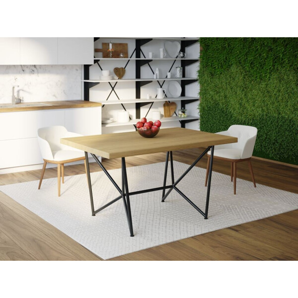 

Обеденный стол Skandi Wood SW084 Гаррисберг 120 х 80 х 75 см МДФ+Шпон Дуб Натуральный (SW08412875NaOMDF)