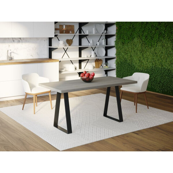 

Обеденный стол Skandi Wood SW088 Провиденс 140 х 80 х 75 см МДФ+Шпон Дуб Темно-Cерый (SW08814875DaOMDF)