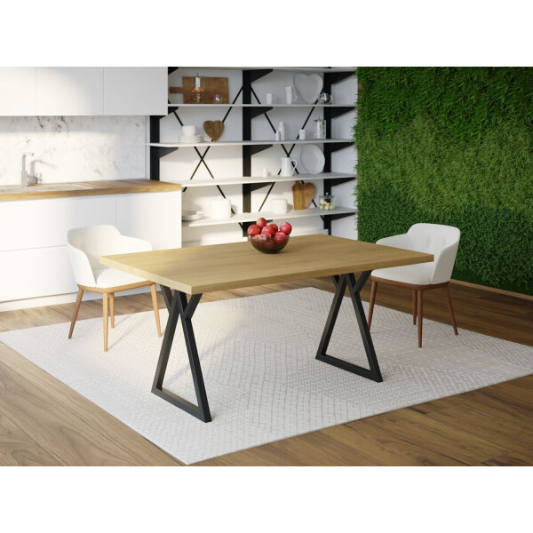 

Обеденный стол Skandi Wood SW097 Бисмарк 200 х 80 х 75 см МДФ+Шпон Дуб Натуральный (SW09720875NaOMDF)