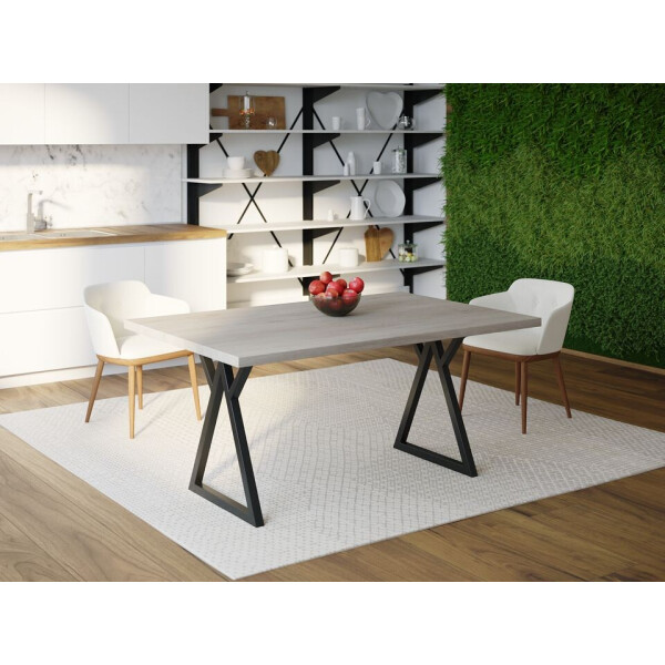 

Обеденный стол Skandi Wood SW097 Бисмарк 200 х 80 х 75 см МДФ+Шпон Дуб Серый (SW09720875GrOMDF)
