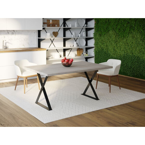 

Обеденный стол Skandi Wood SW093 Нэшвилл 180 х 80 х 75 см МДФ+Шпон Дуб Серый (SW09318875GrOMDF)