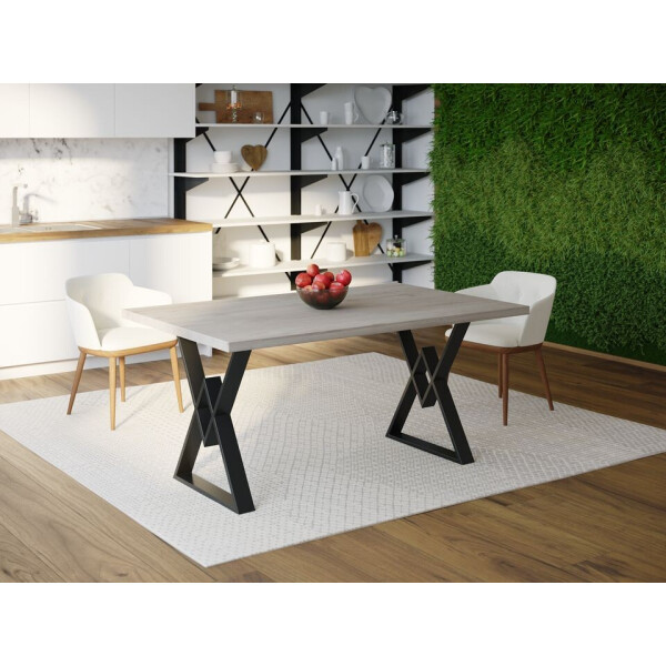

Обеденный стол Skandi Wood SW095 Таллахасси 120 х 80 х 75 см МДФ+Шпон Дуб Серый (SW09512875GrOMDF)