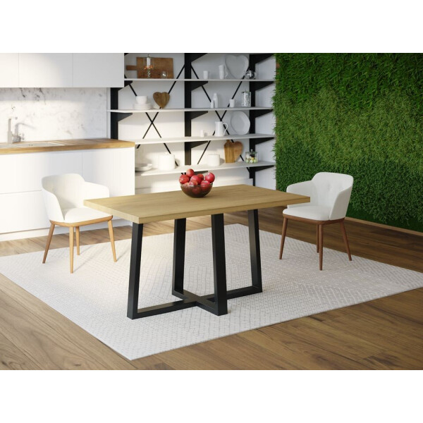 

Обеденный стол Skandi Wood SW058 Пирр 120 х 80 х 75 см МДФ+Шпон Дуб Натуральный (SW05812875NaOMDF)