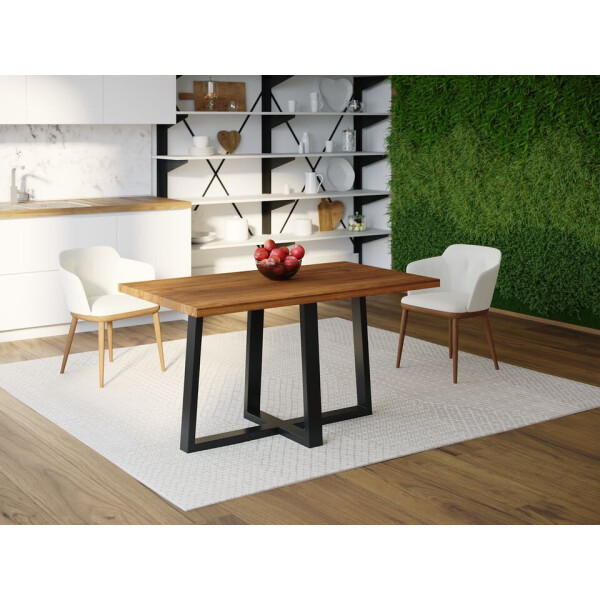

Обеденный стол Skandi Wood SW058 Пирр 200 х 80 х 75 см МДФ+Шпон Дуб Коричневый (SW05820875BrOMDF)