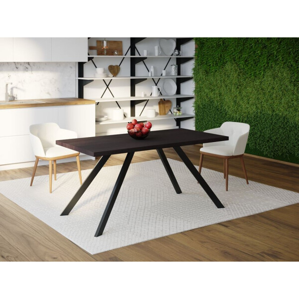 

Обеденный стол Skandi Wood SW091 Колумбия 120 х 80 х 75 см МДФ+Шпон Дуб Венге (SW09112875weOMDF)