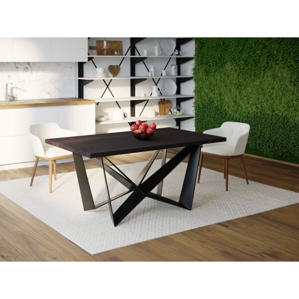 

Обеденный стол Skandi Wood SW112 Чарлстон 160 х 80 х 75 см МДФ+Шпон Дуб Венге (SW11216875weOMDF)