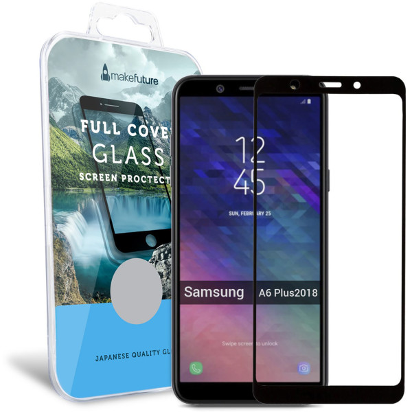 

MakeFuture Full Cover Black для Samsung A6 Plus 2018