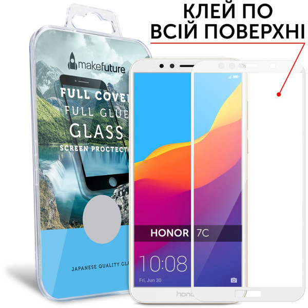 

MakeFuture Full Glue White для Honor 7A Pro/7C/Huawei Y6/Y6 Prime 2018