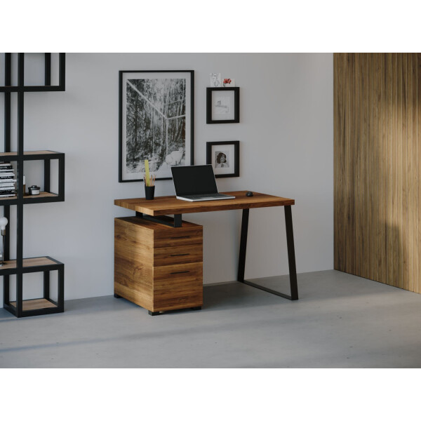 

Компьютерный стол HYGGE HG025 Берген 120 х 80 х 75 см ДСП Дуб Ореховый (HG02512775waOPar)