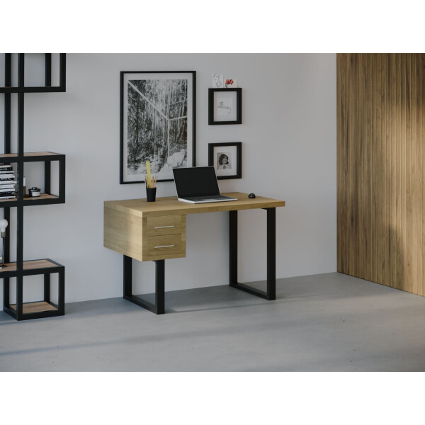 

Компьютерный стол HYGGE HG030 Кристиансунд 120 х 80 х 75 см ДСП Дуб Светлый (HG03012775RhOPar)