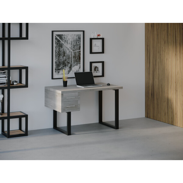 

Компьютерный стол HYGGE HG030 Кристиансунд 150 х 80 х 75 см ДСП Дуб Серый (HG03015775ClOPar)
