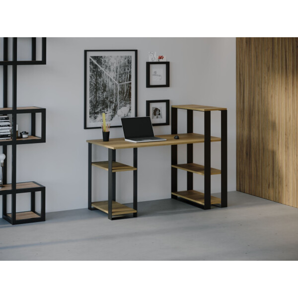 

Компьютерный стол HYGGE HG031 Лиллехаммер 120 х 80 х 75 см ДСП Дуб Светлый (HG03112775RhOPar)