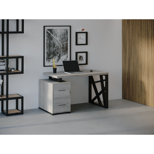 

Компьютерный стол HYGGE HG032 Лофотен 150 х 80 х 75 см ДСП Дуб Серый (HG03215775ClOPar)