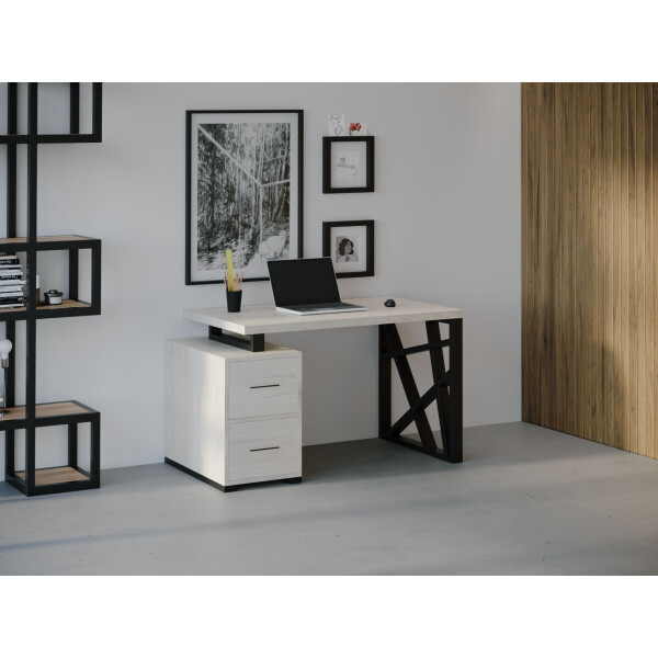 

Компьютерный стол HYGGE HG032 Лофотен 150 х 80 х 75 см ДСП Дуб Белый (HG03215775whOPar)