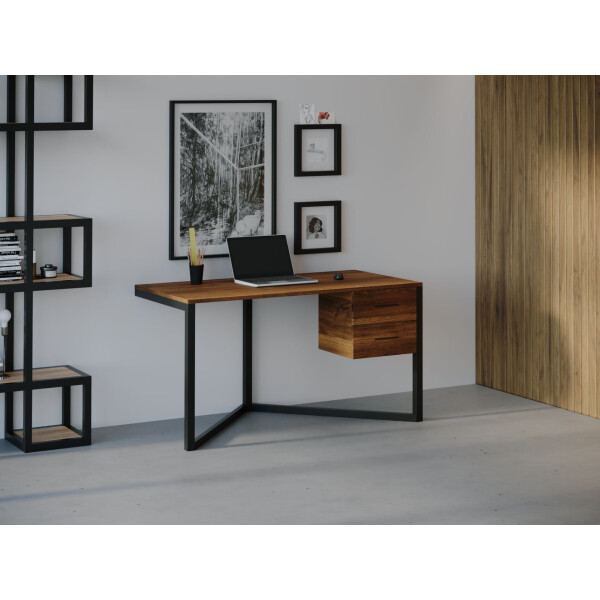 

Компьютерный стол HYGGE HG035 Молде 135 х 80 х 75 см ДСП Дуб Ореховый (HG03513775waOPar)