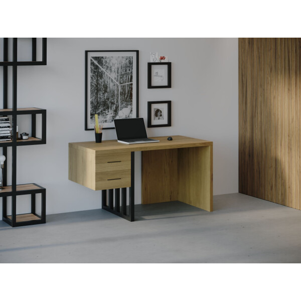 

Компьютерный стол HYGGE HG036 Нарвик 135 х 80 х 75 см ДСП Дуб Светлый (HG03613775RhOPar)