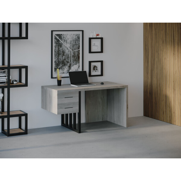 

Компьютерный стол HYGGE HG036 Нарвик 135 х 80 х 75 см ДСП Дуб Серый (HG03613775ClOPar)