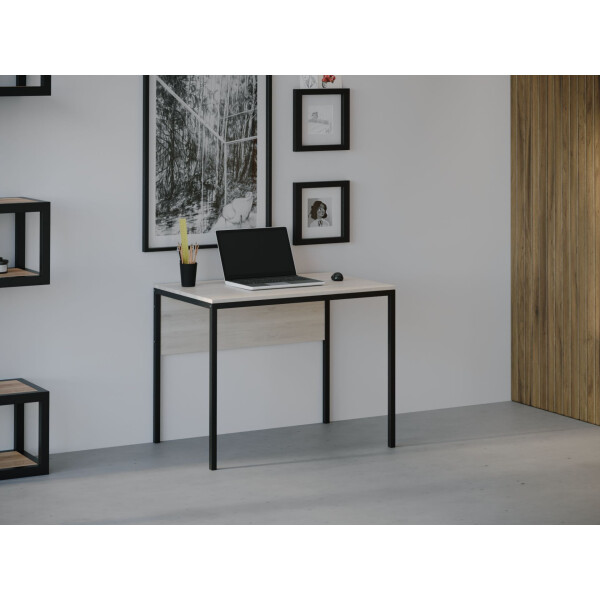 

Компьютерный стол HYGGE HG174S Хеденстед 90 х 65 х 75 см ДСП Дуб Белый (HG174S90675whOPar)