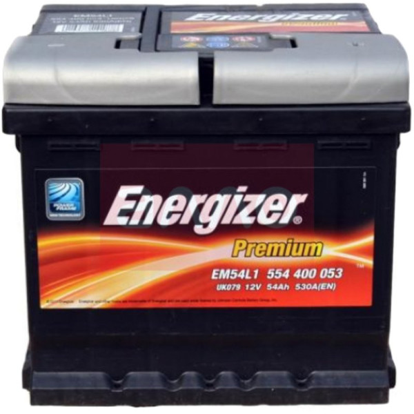 

Автомобильный аккумулятор Energizer Premium 54 Ah 530 A (554400053)