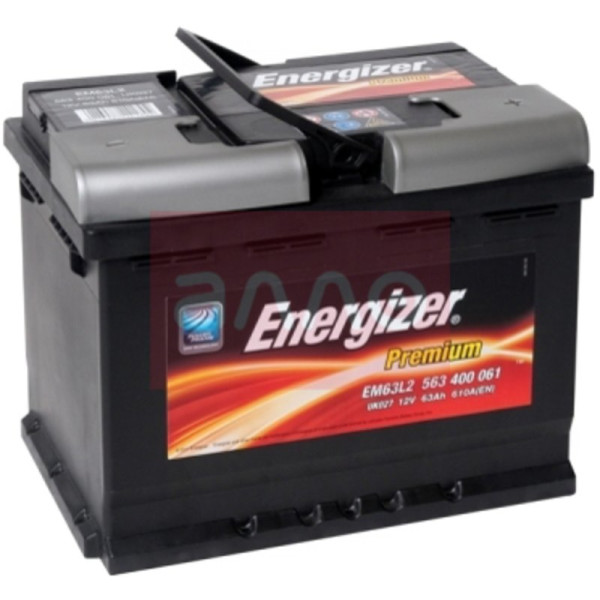 

Автомобильный аккумулятор Energizer Premium 63 Ah 610 A (563400061)