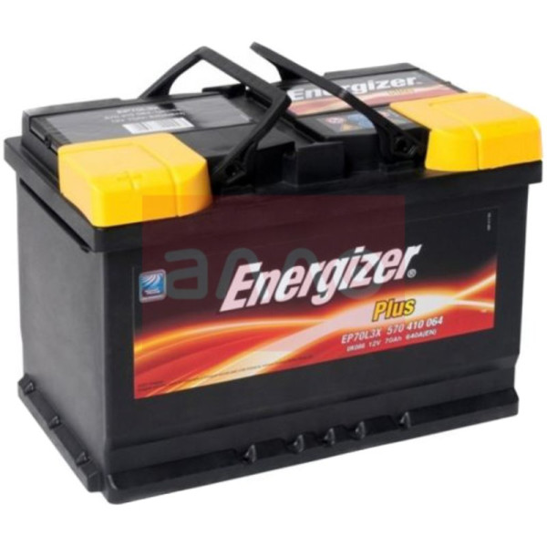 

Автомобильный аккумулятор Energizer Plus 70 Ah 640 A (570410064)
