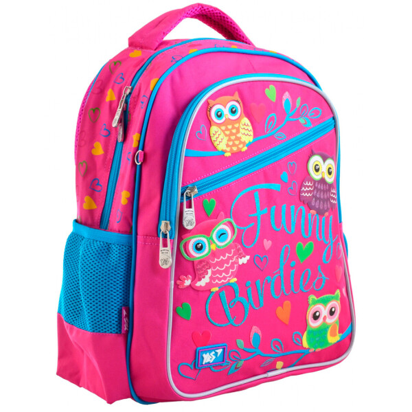 

Рюкзак школьный Yes S-23 Funny Birdies 12,5 л для девочек (556245)