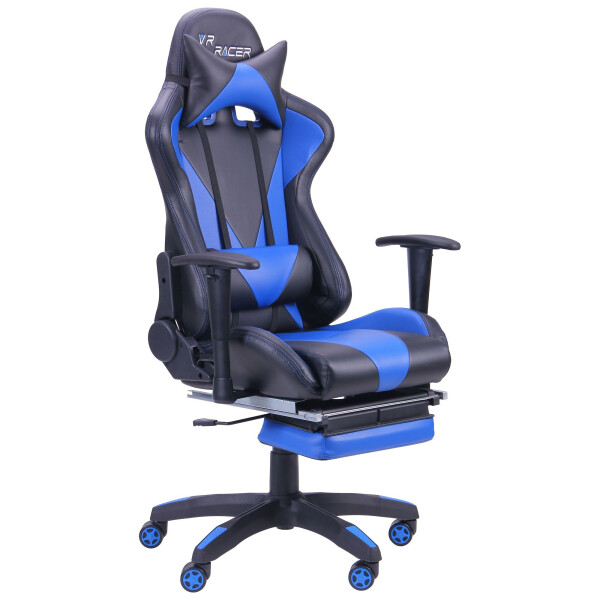 

Кресло геймерское AMF VR Racer Magnus черный/синий